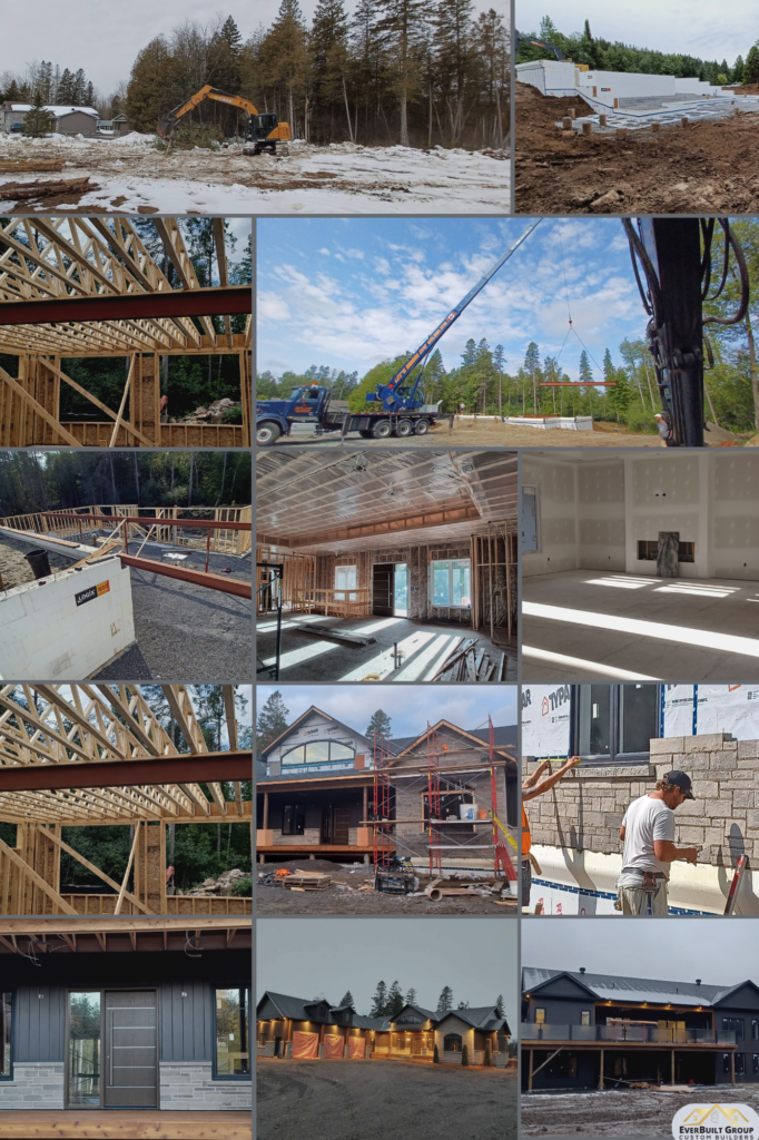 Update photos of EverBuilt Group Custom Home Builders' Paden Road project in Dec 2023